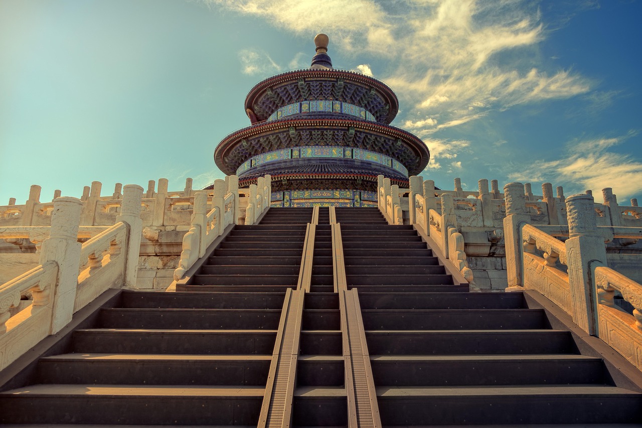 temple of heaven beijing stairs temple landmark historical china asia old temple architecture steps stairway beijing temple china china china c