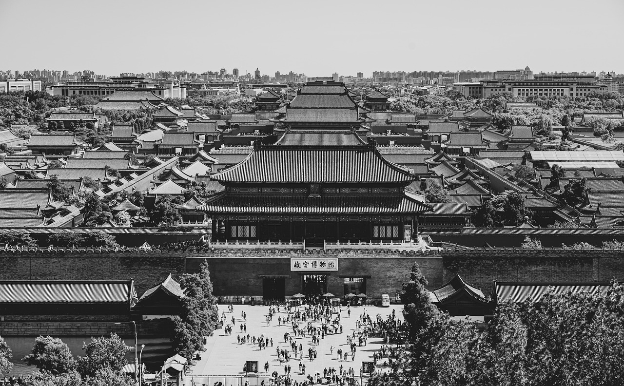 china beijing ancient temple forbidden city asia tourism landmark architecture story old landscape nature trees beijing beijing forbidden city