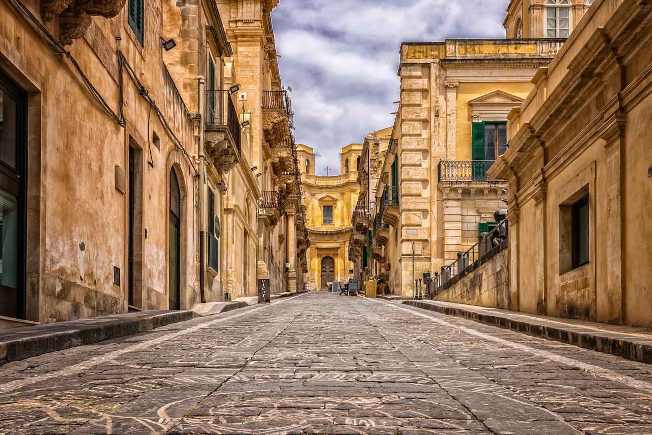 street architecture city road historic center downtown sicily italy urban street street street street street city city city city road italy