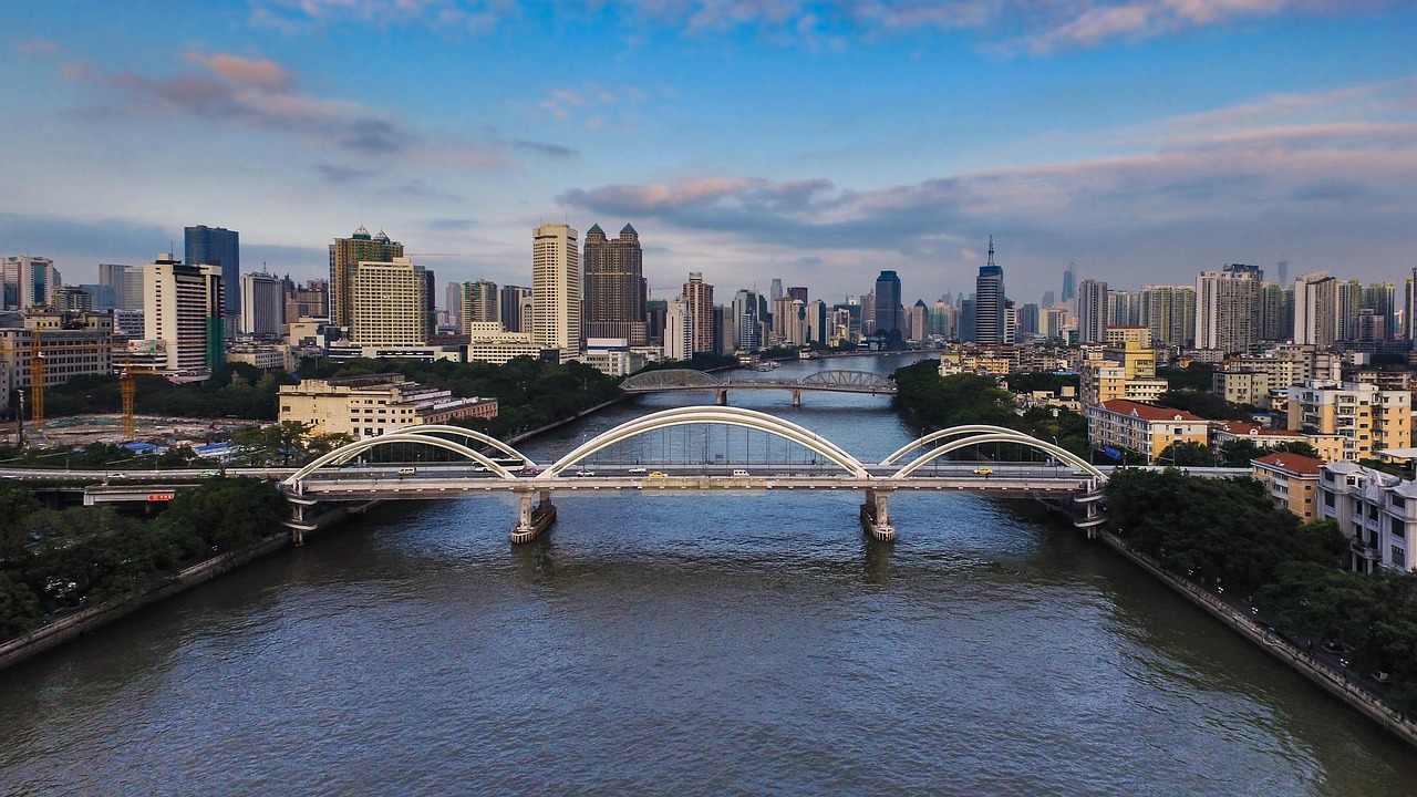 guangzhou haizhu bridge empty shoot guangzhou guangzhou guangzhou guangzhou guangzhou