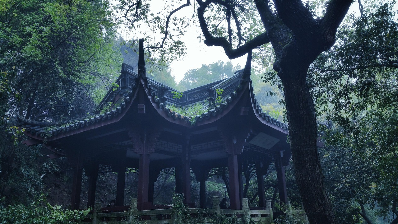 hangzhou  qingming  the scenery  pavilion  tradition  mist  fog  hangzhou  hangzhou  hangzhou  hangzhou  qingming  qingming  qingming  qingming  qingming
