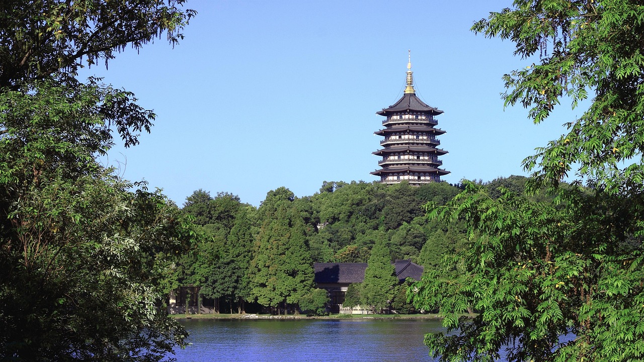 west lake  leifeng tower  ancient tower  leifeng pagoda  hangzhou  west lake  hangzhou  hangzhou  hangzhou  hangzhou  hangzhou