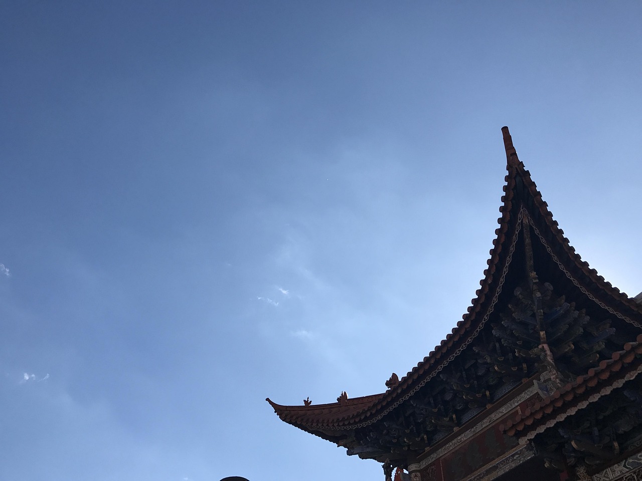 yunnan blue sky ancient town China Yunnan Kunming