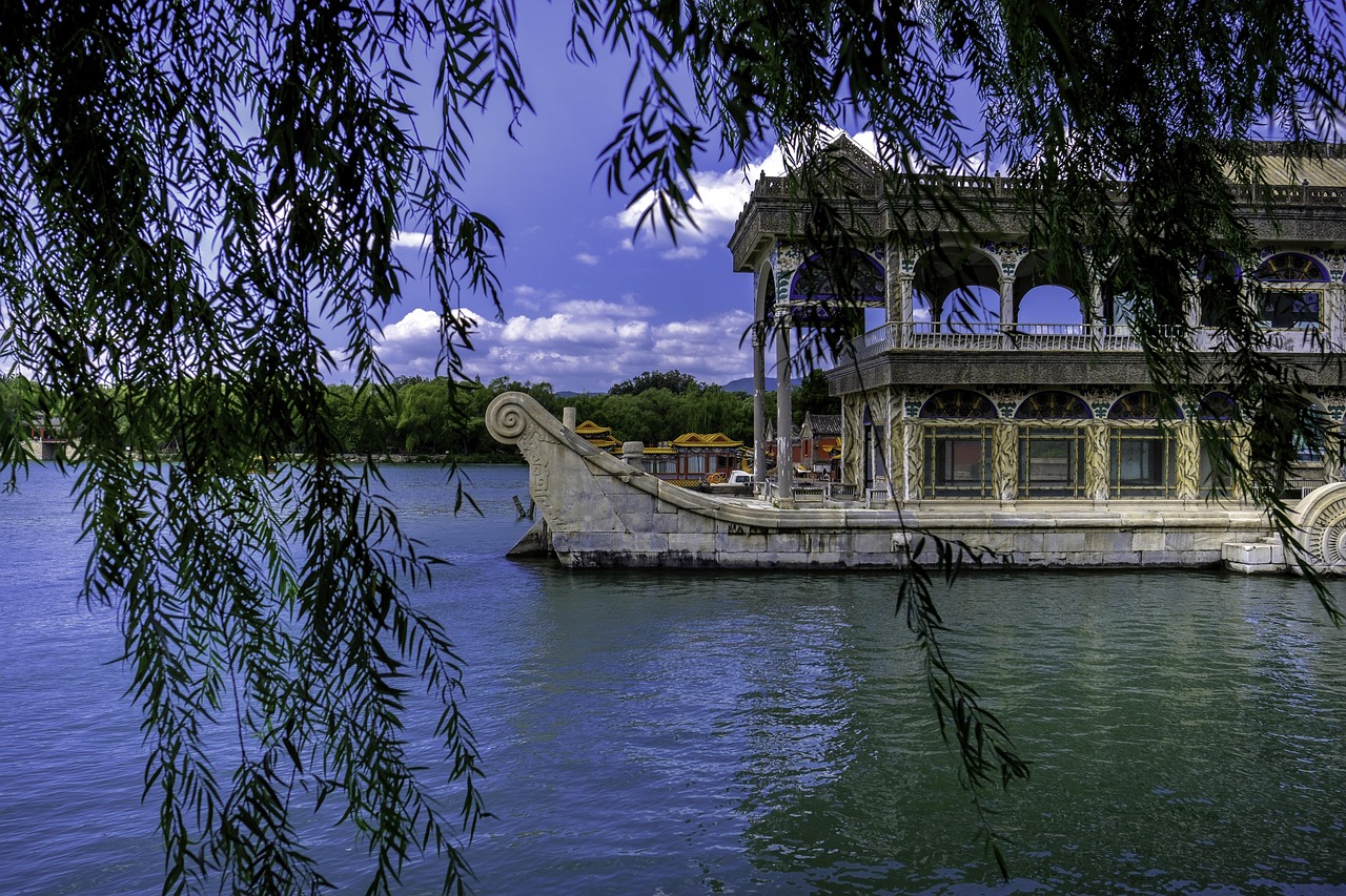 pagoda  china  lake  nature  asia  temple  architecture  travel  building  tourism  traditional  chinese  shanghai  empire