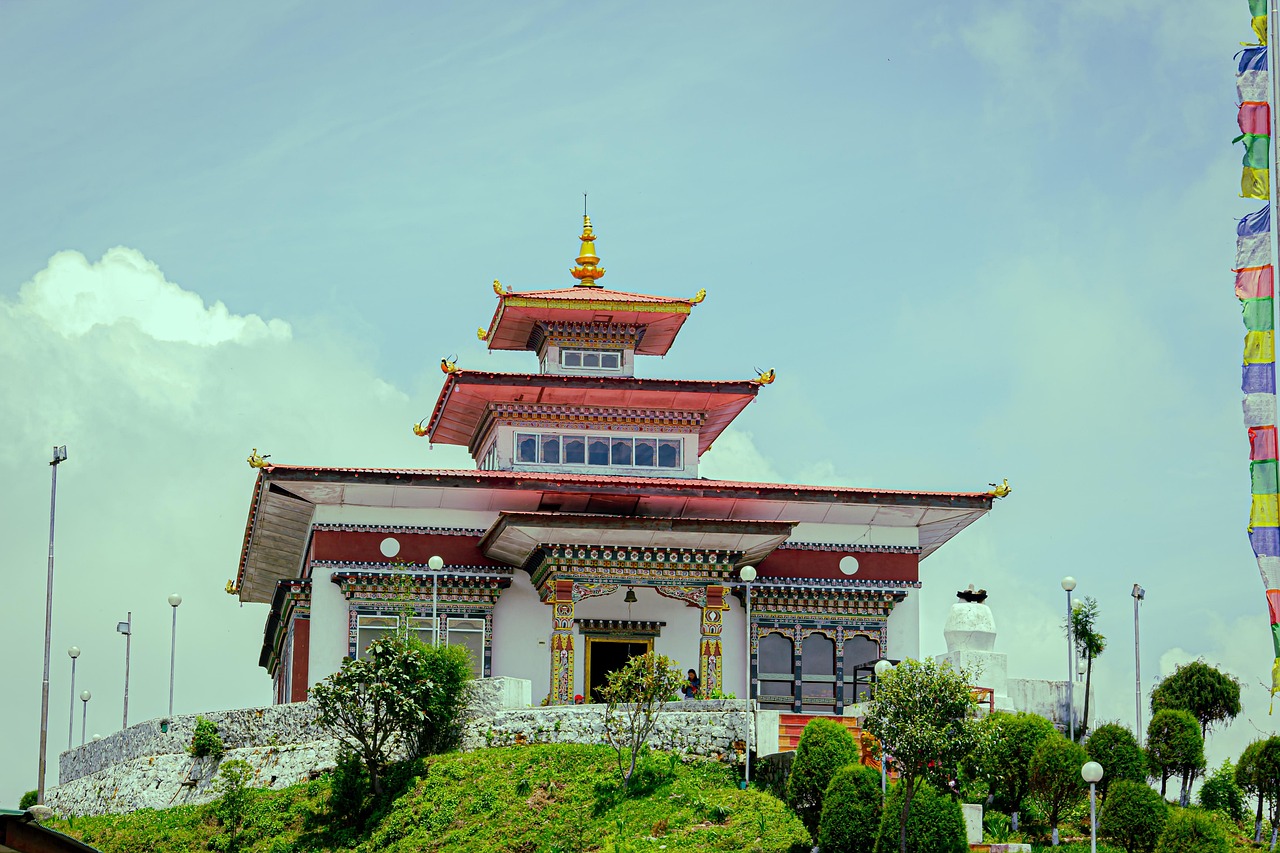temple  buddhist  bhutan  buddhism  buddha  meditation  asia  religious  culture  architecture  bhutanese  shangrila  monastery  top of a hill  religion  positi
