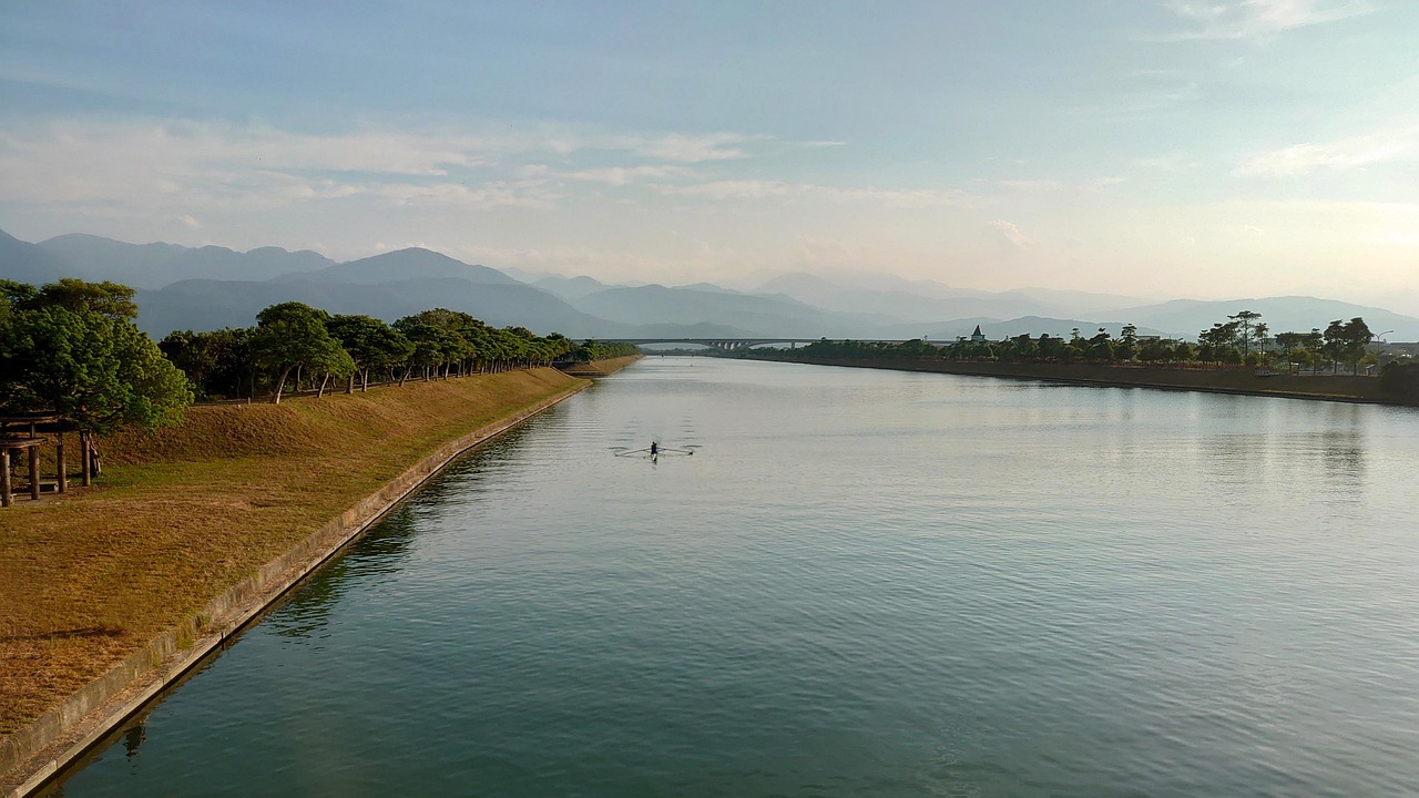 dongshan river  taiwan  sunset  nature  river  river bank  landscape