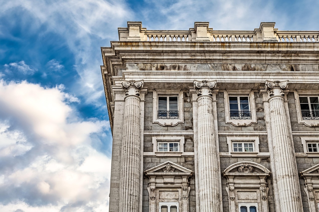 royal palace madrid architecture landmark building historic famous king residence heritage european tourist palacio historical brown king