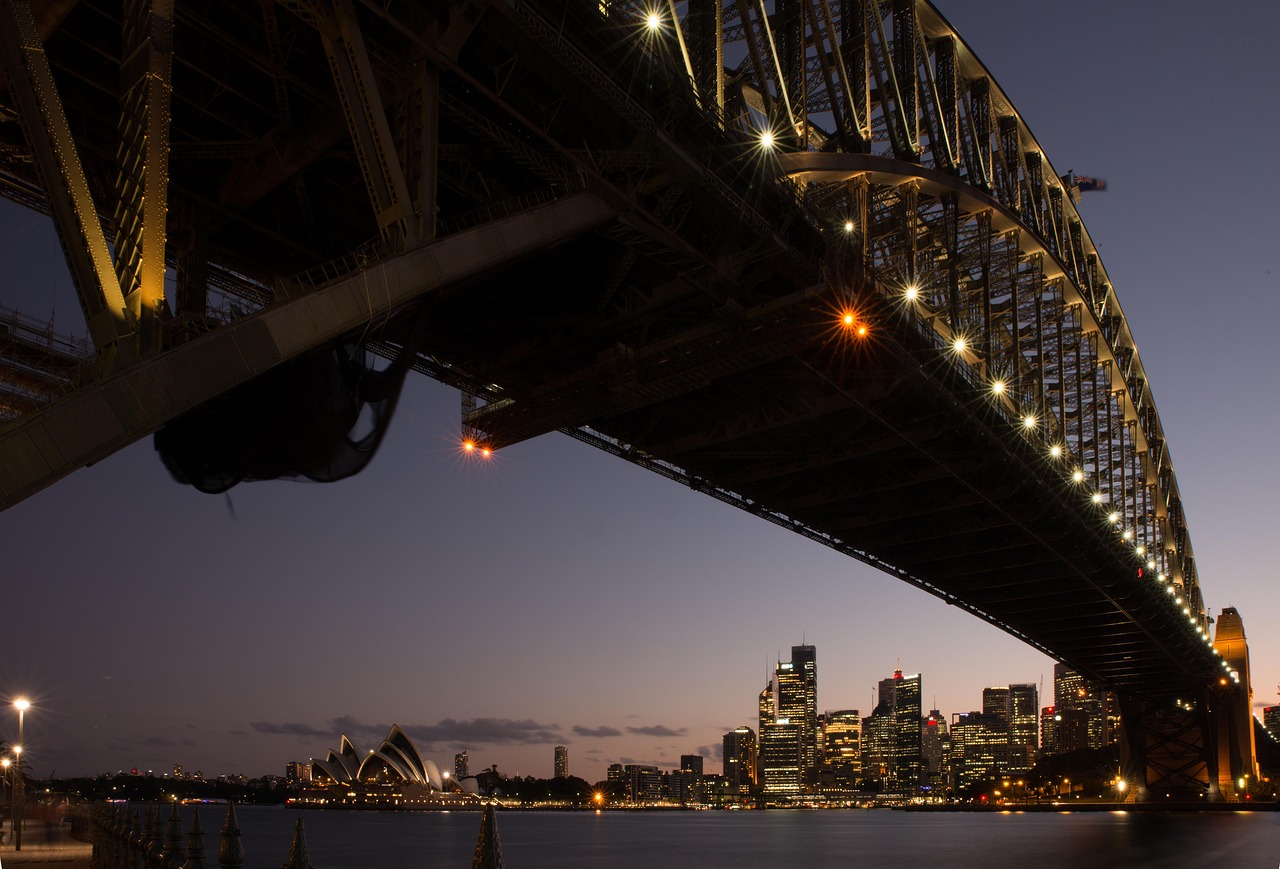bridge  opera house  sydney  opera  australia  architecture  landmark  port  city  skyline  travel  places of interest  sydney  sydney  australia  australia  au