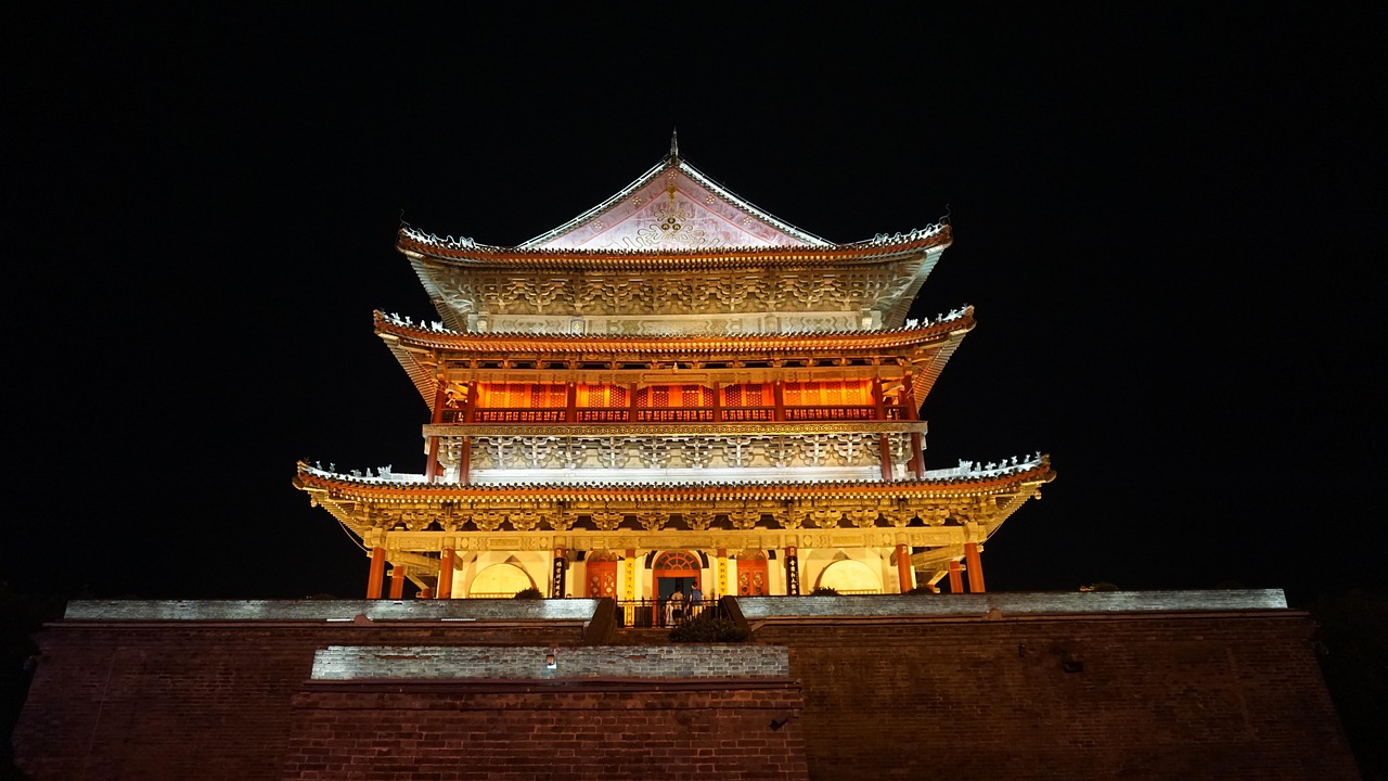 xi'an  ancient building  tower  xi'an  xi'an  xi'an  xi'an  xi'an