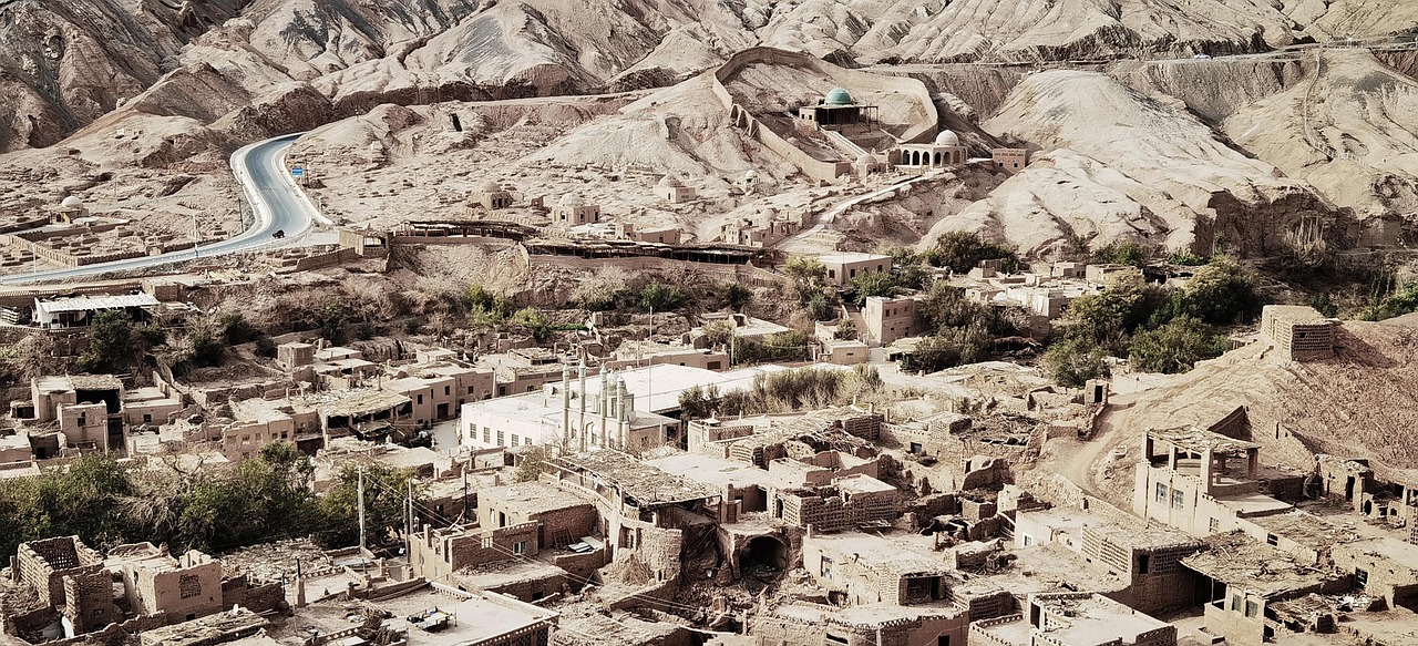 mosque village uygur ethnic group ancient xinjiang toyukmazar xinjiang xinjiang xinjiang xinjiang xinjiang