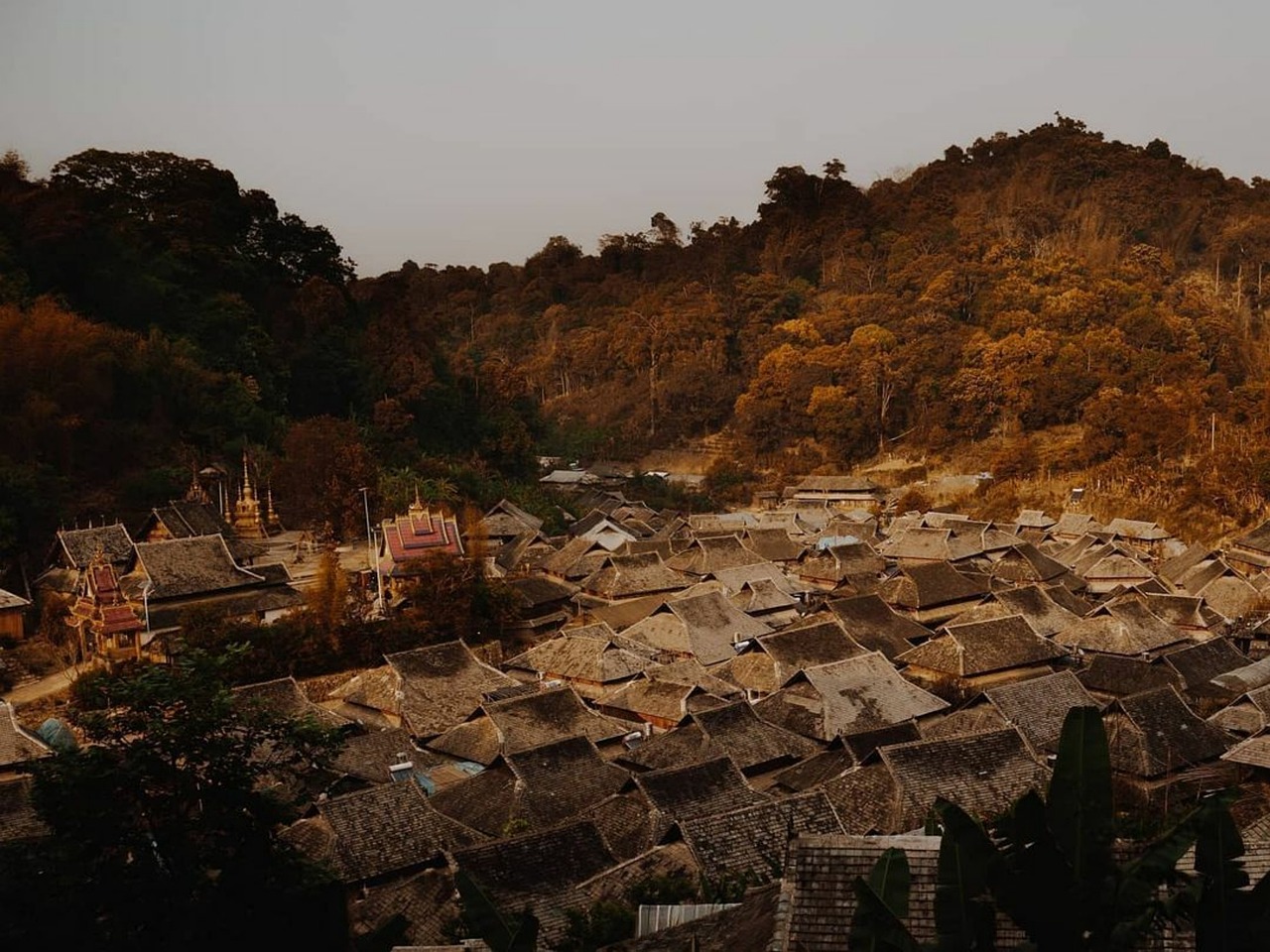 mountains  valley  old town  houses  roofs  old houses  ancient town  historic  nature  historical  ancient  culture  yunnan  china