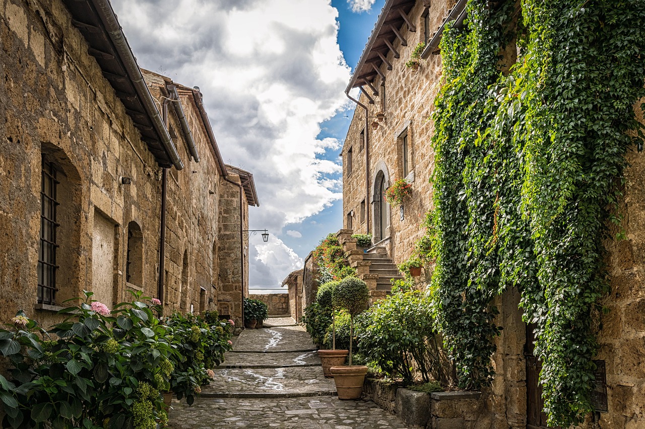 alley  road  middle ages  ivy  mediterranean  pavement  stones  stages  quiet  architecture  past  stone house  italy  romantic  italy  italy  italy  italy  ita