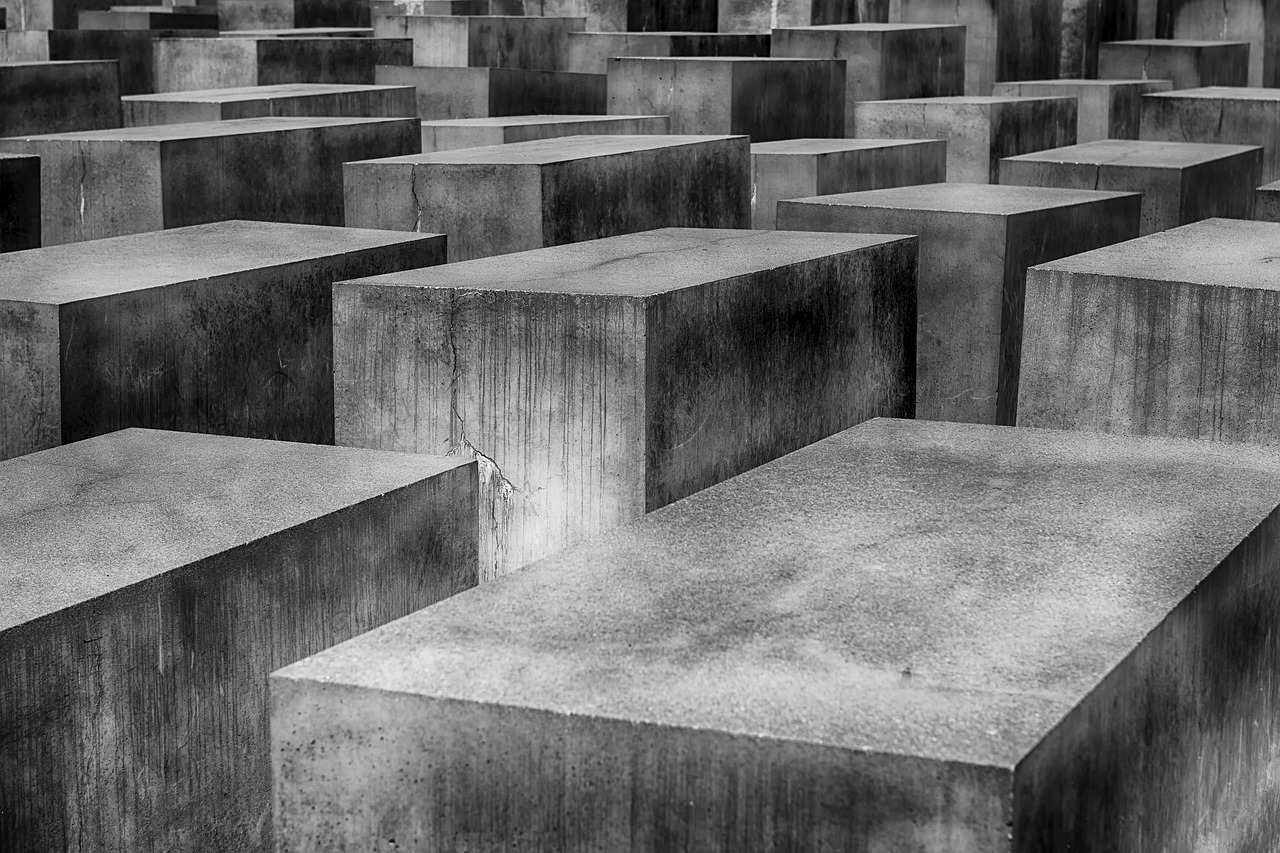 memorial concrete blocks concrete holocaust berlin holocaust memorial stelae steles national socialism government district concrete concrete concret