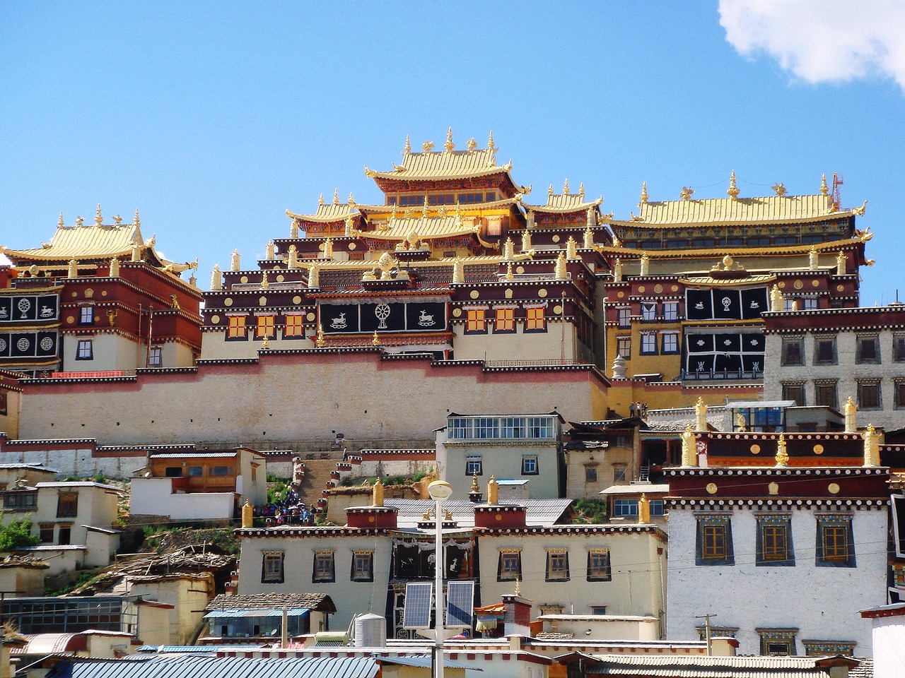 monastery architecture ancient traditional landmark buddhism religion asia culture buddhist shangri-la shangri-la shangri-la shangri-la shangri-la