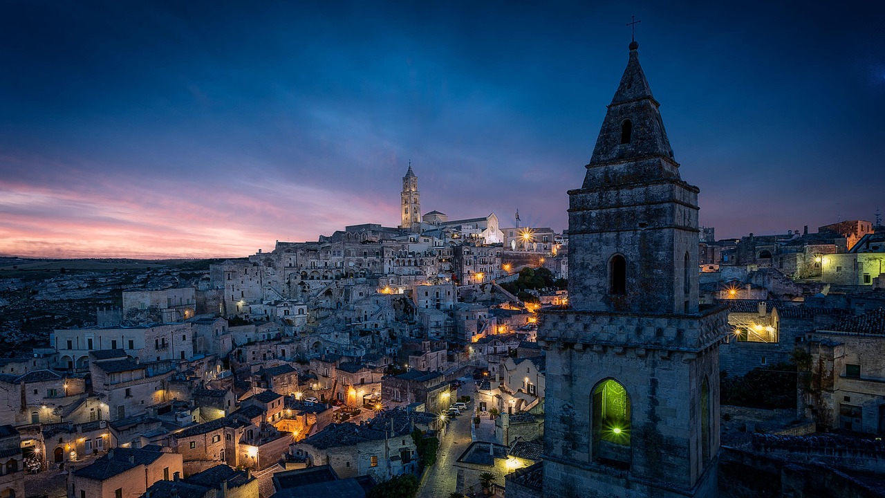 matera  cityscape  italy  city  sassi  basilicata  architecture  unesco  ancient  tourism  culture  old  houses  town  travel  overview  capital  borgo  stairs 